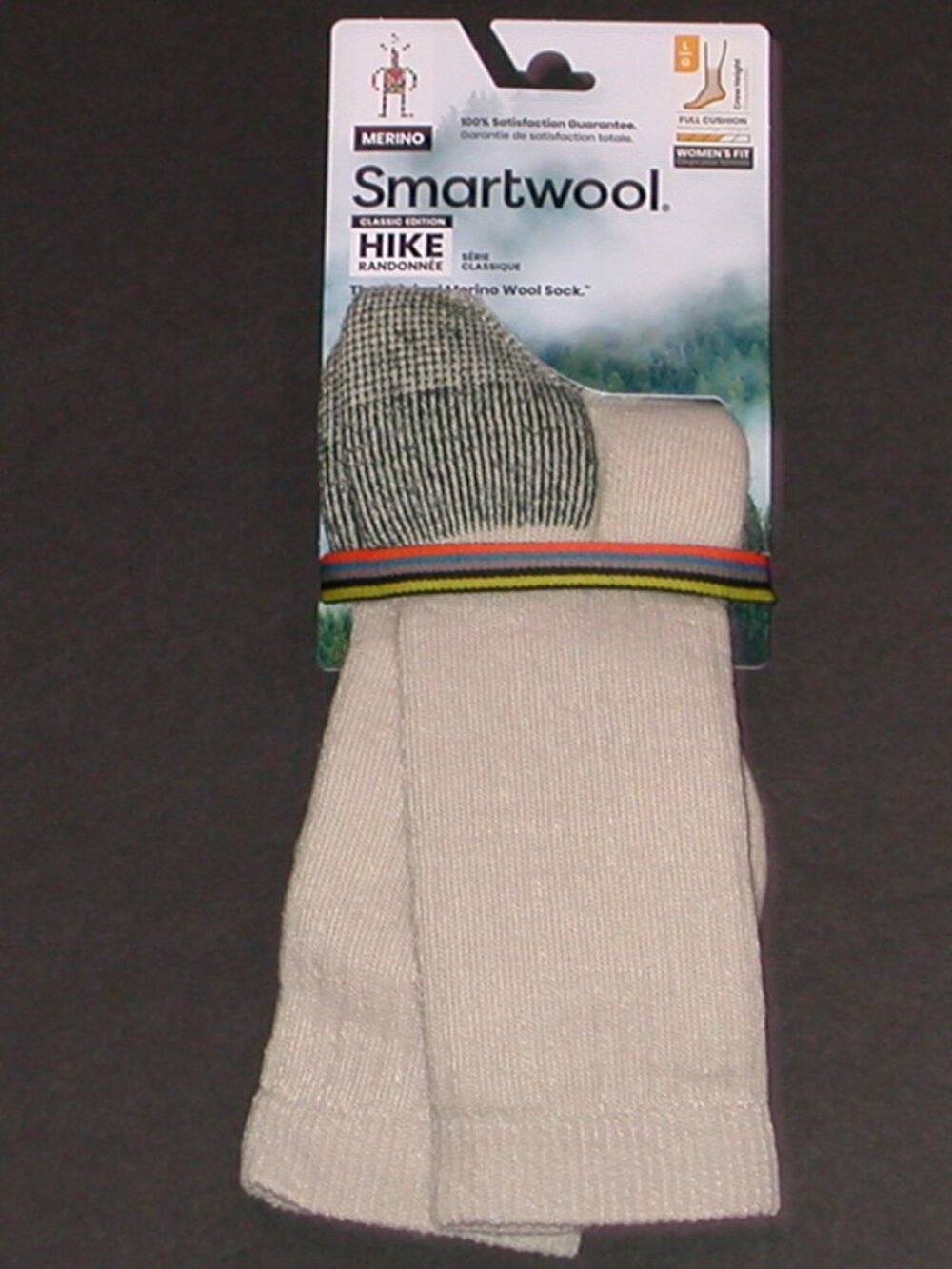 SmartWool Classic Edition Hike Full Cushion Crew Socks Women's Large NWT